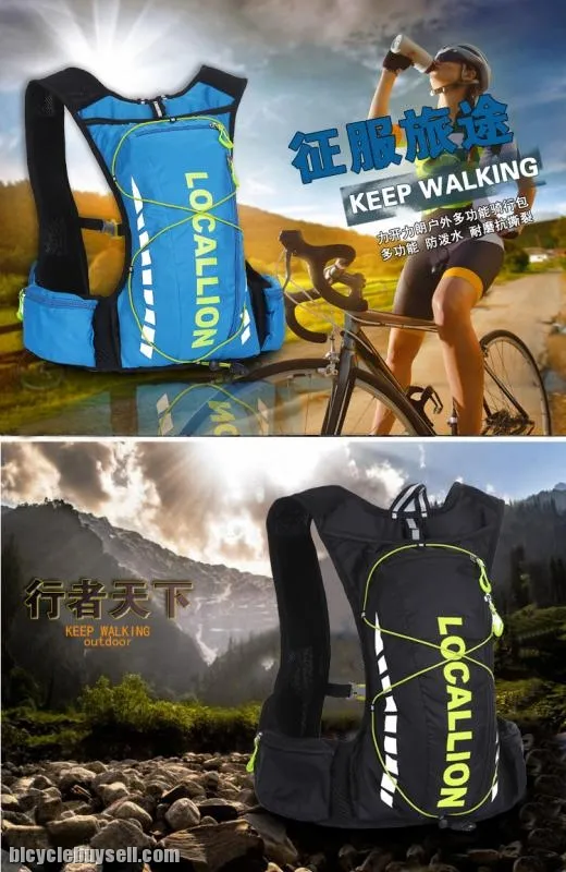 Original LOCAL LION Outdoor Cycling Hiking Water-Resistant Shoulders Bag Backpack