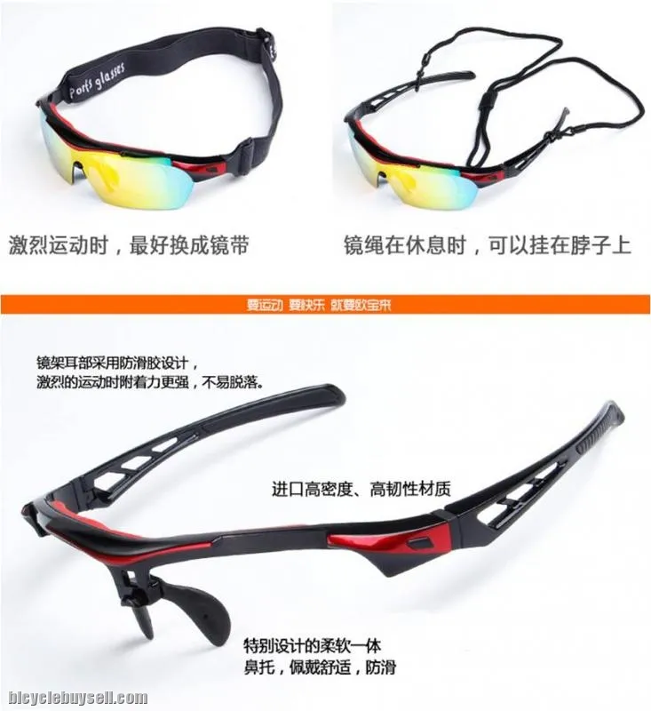 Original ~ OBAOLAY Outdoor Sport Sunglasses With 5 Lense