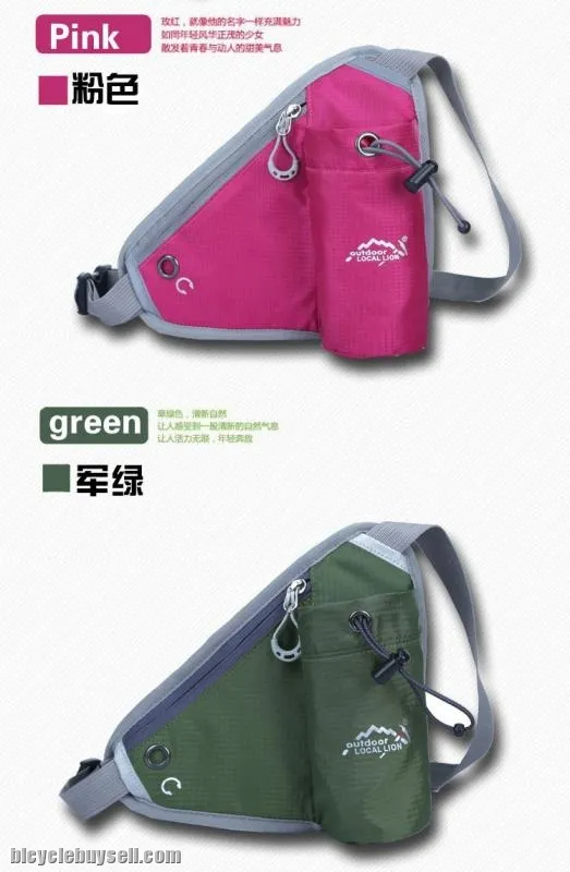 Waist bag running Candy color bottle holder belt