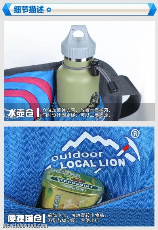 Outdoor Cycling Unisex Dacron Waist Bag