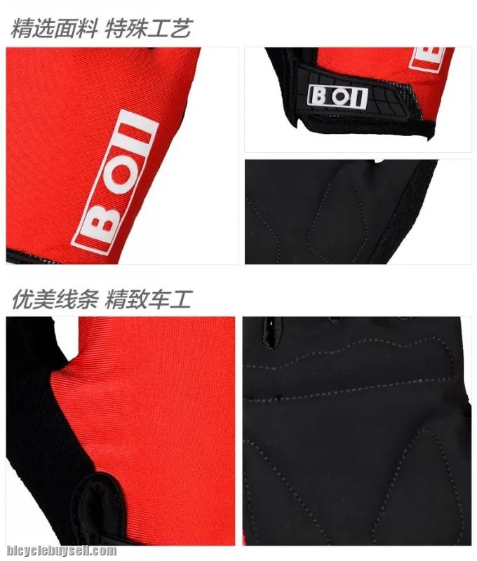 BOI Half Finger Cycling Gloves Slip for mtb bike/bicycle