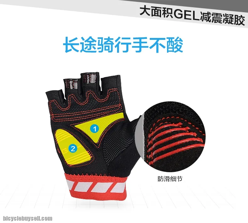 Fashion cycling gloves half finger