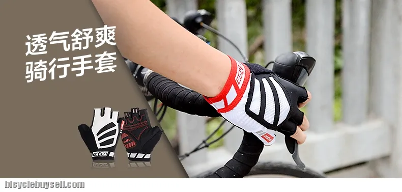 Fashion cycling gloves half finger