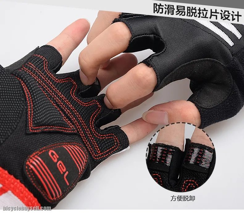 Fashion cycling gloves half finger