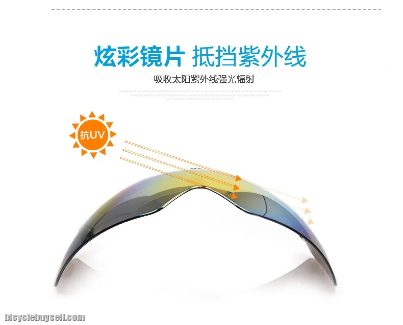 Colorful magnetic eyeglasses lens helmet