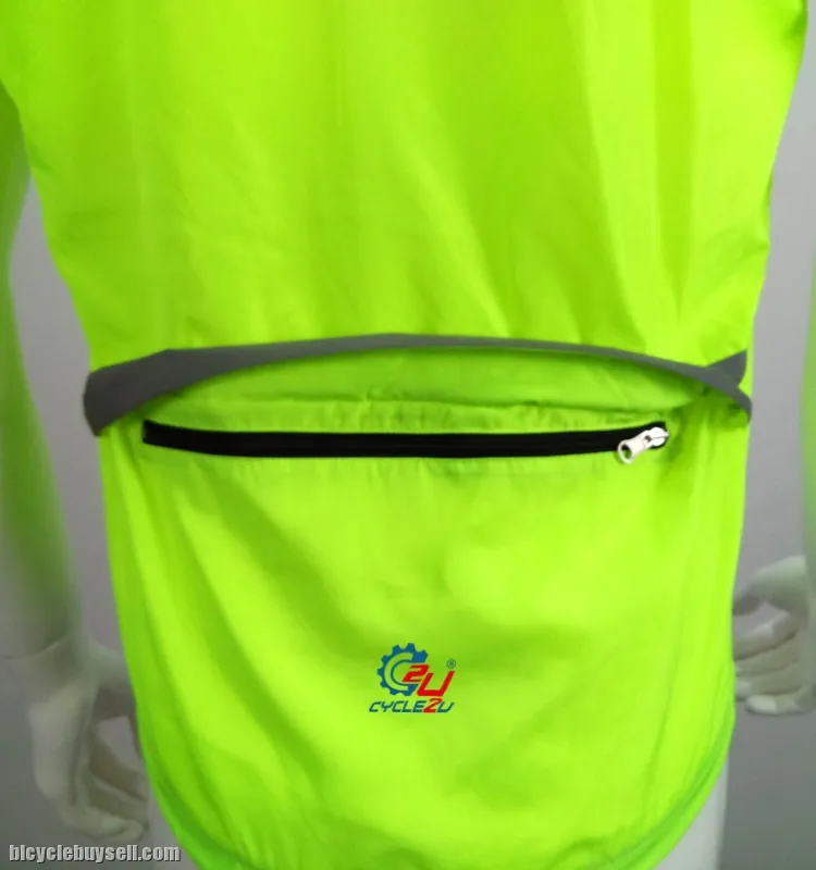 Green/Fluorescent Cycling Vest with reflection