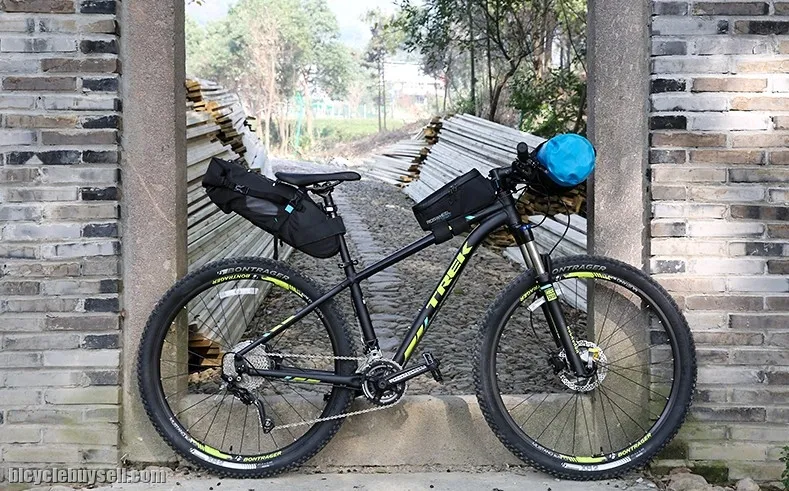 bicycle saddle back bike waterproof bag large capacity tail water