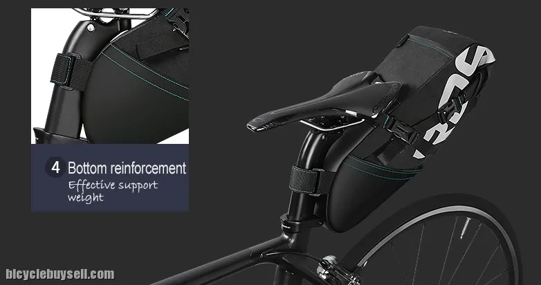 bicycle saddle back bike waterproof bag large capacity tail water