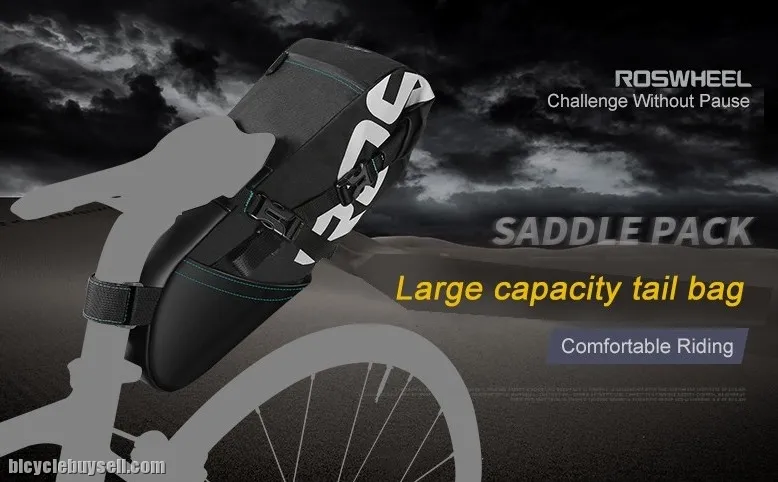 bicycle saddle back bike waterproof bag large capacity tail water