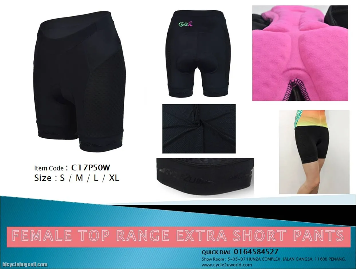 Cycle2u `Advanced`Top range Women EXTRA Short  pants