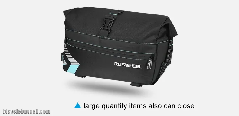 ROSWHEEL 6L Multifunctional Bike Rear Rack Pack