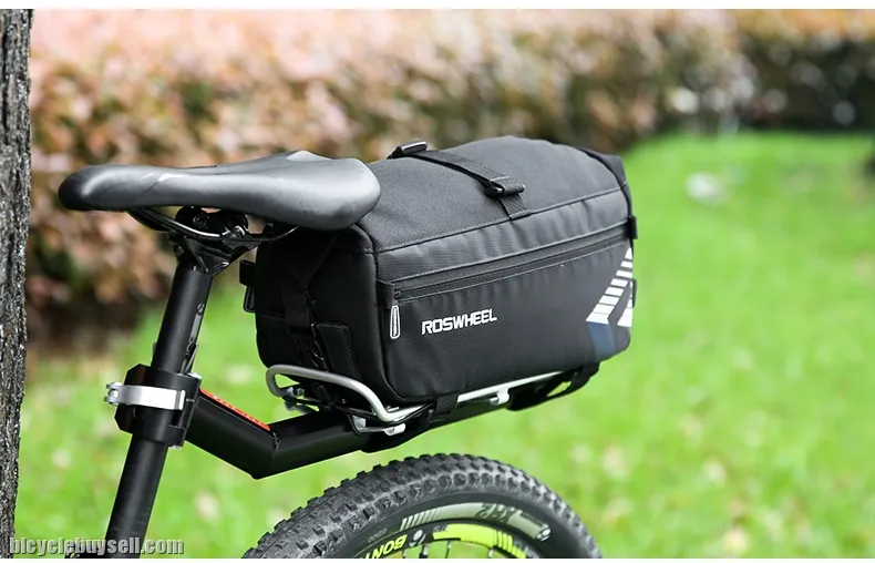 ROSWHEEL 6L Multifunctional Bike Rear Rack Pack