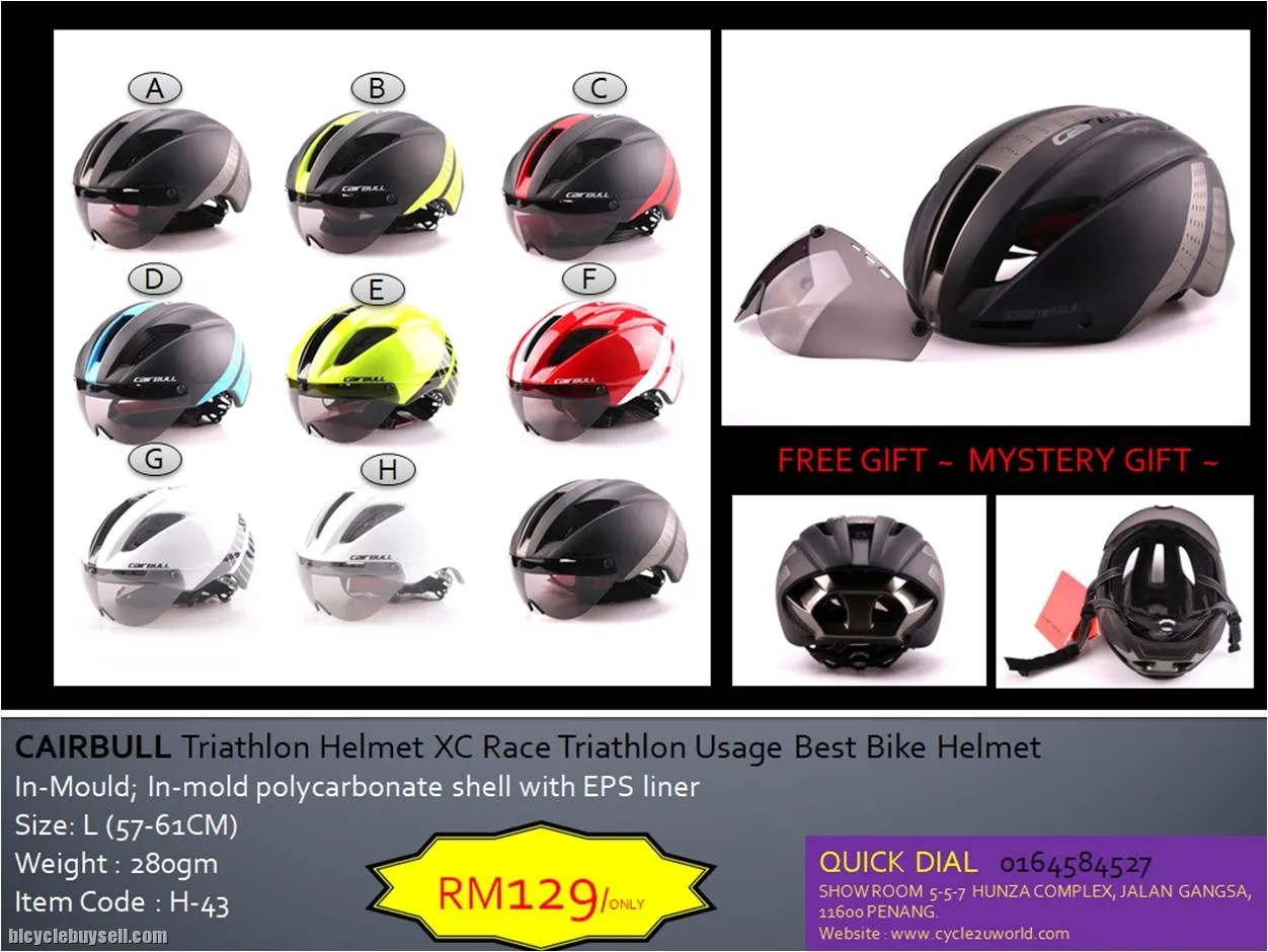 CAIRBULL Speed Airo Aerodynamic Racing Road Bike Helmet Magnet