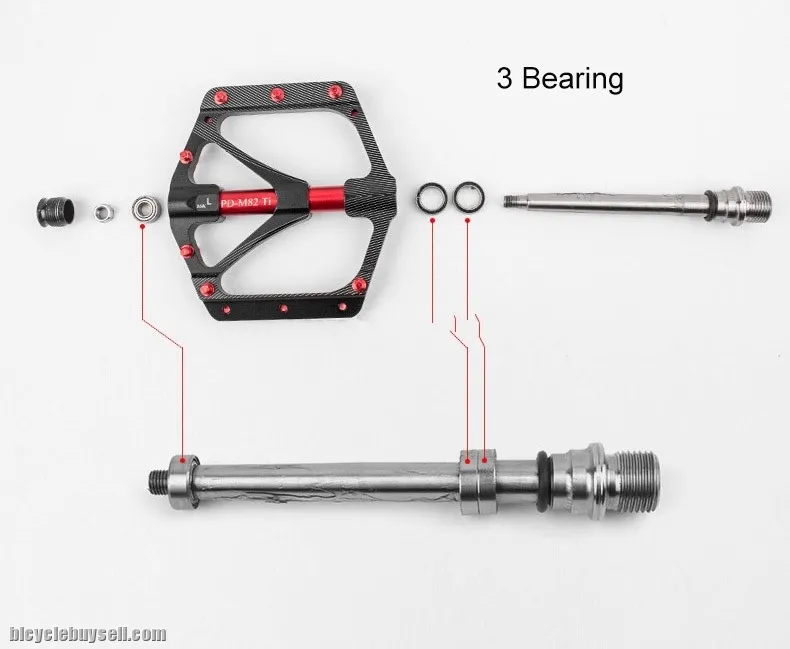 PROMEND Bicycle Pedal MTB Widened Pedals