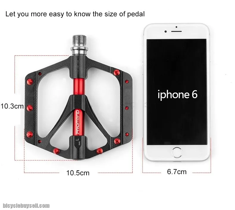 PROMEND Bicycle Pedal MTB Widened Pedals