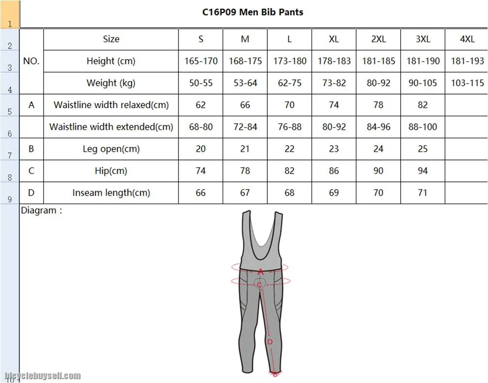 CYCLE2U ADVANCED Top Range Man''s Cycling Long Pants