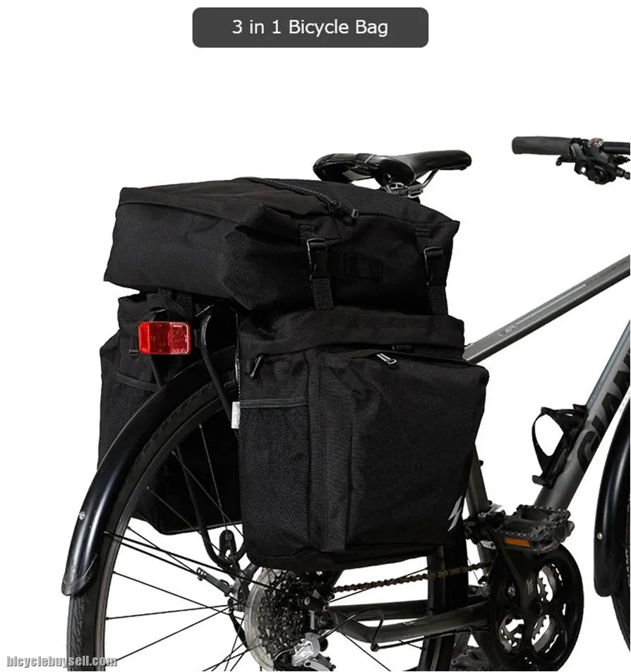 SAHOO 3 in 1 Mountain Road Bicycle Bike Trunk Bags