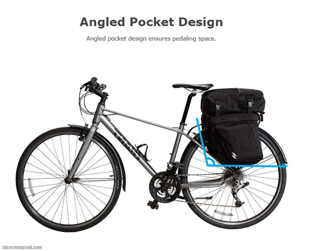 SAHOO 3 in 1 Mountain Road Bicycle Bike Trunk Bags