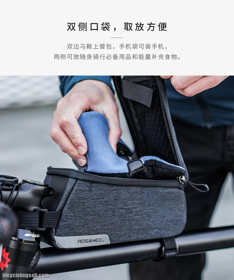 Roswheel **NEW** Essential Series Top Tube Phone Frame Bag
