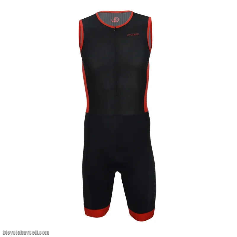 Triathlon Sport cycling compression Trisuit with Front YKK Zipper