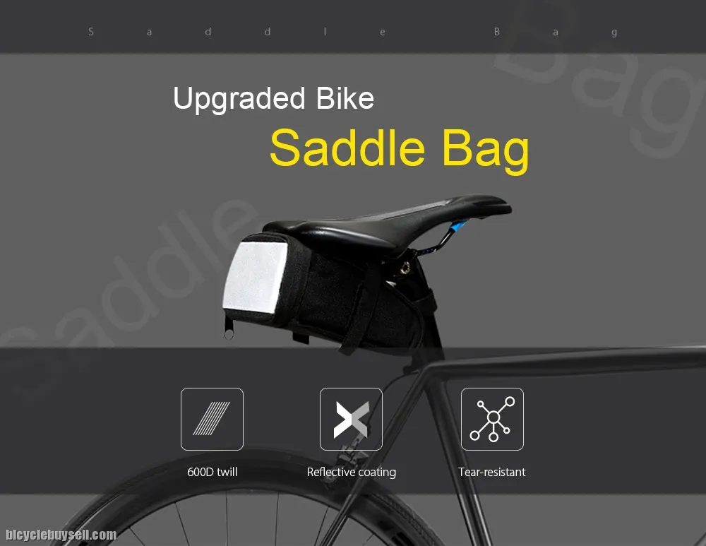 SAHOO Water-resistant  Reflective Coating Bike Saddle Bag