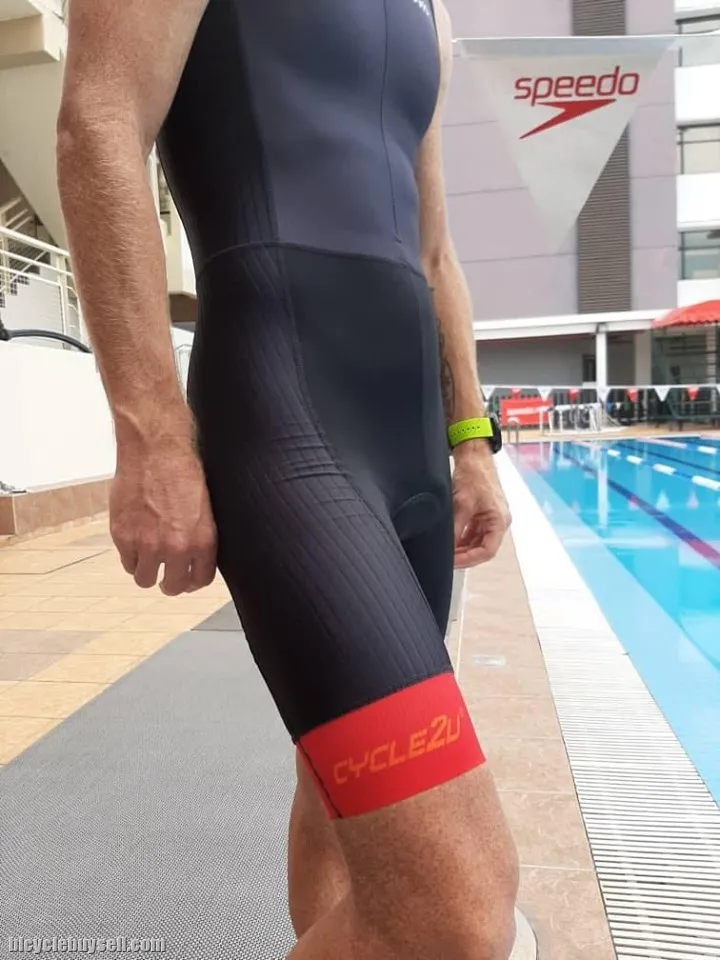 CYCLE2U TRIATHLON COMPRESSION TRI-SUIT WITH FRONT YKK ZIPPER