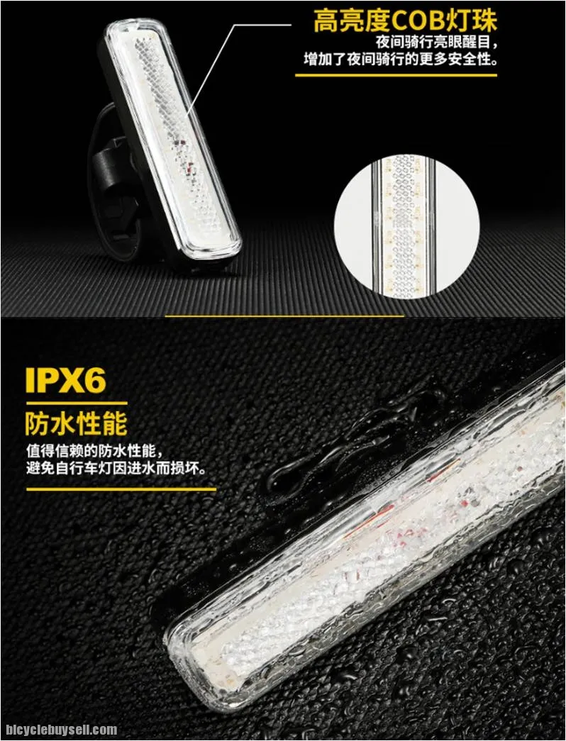 Bicycle USB Rechargeable Tail Light