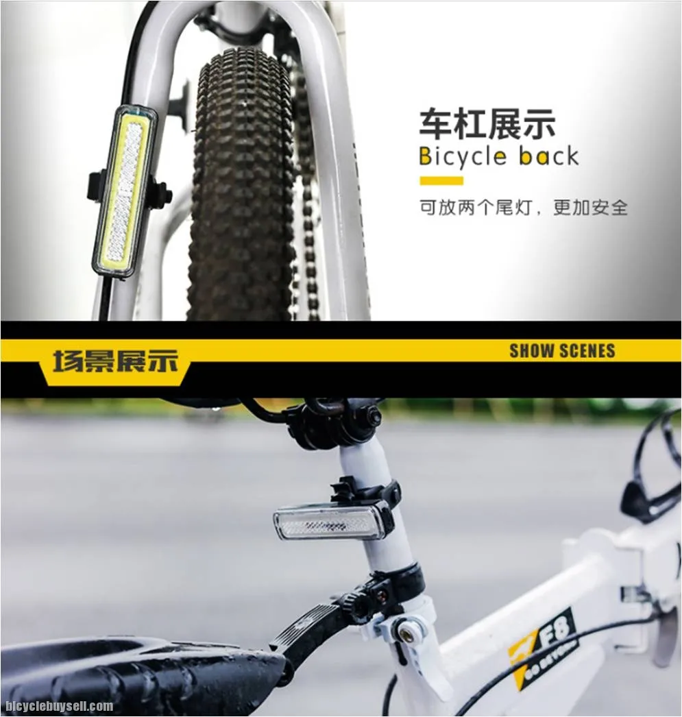 Bicycle USB Rechargeable Tail Light