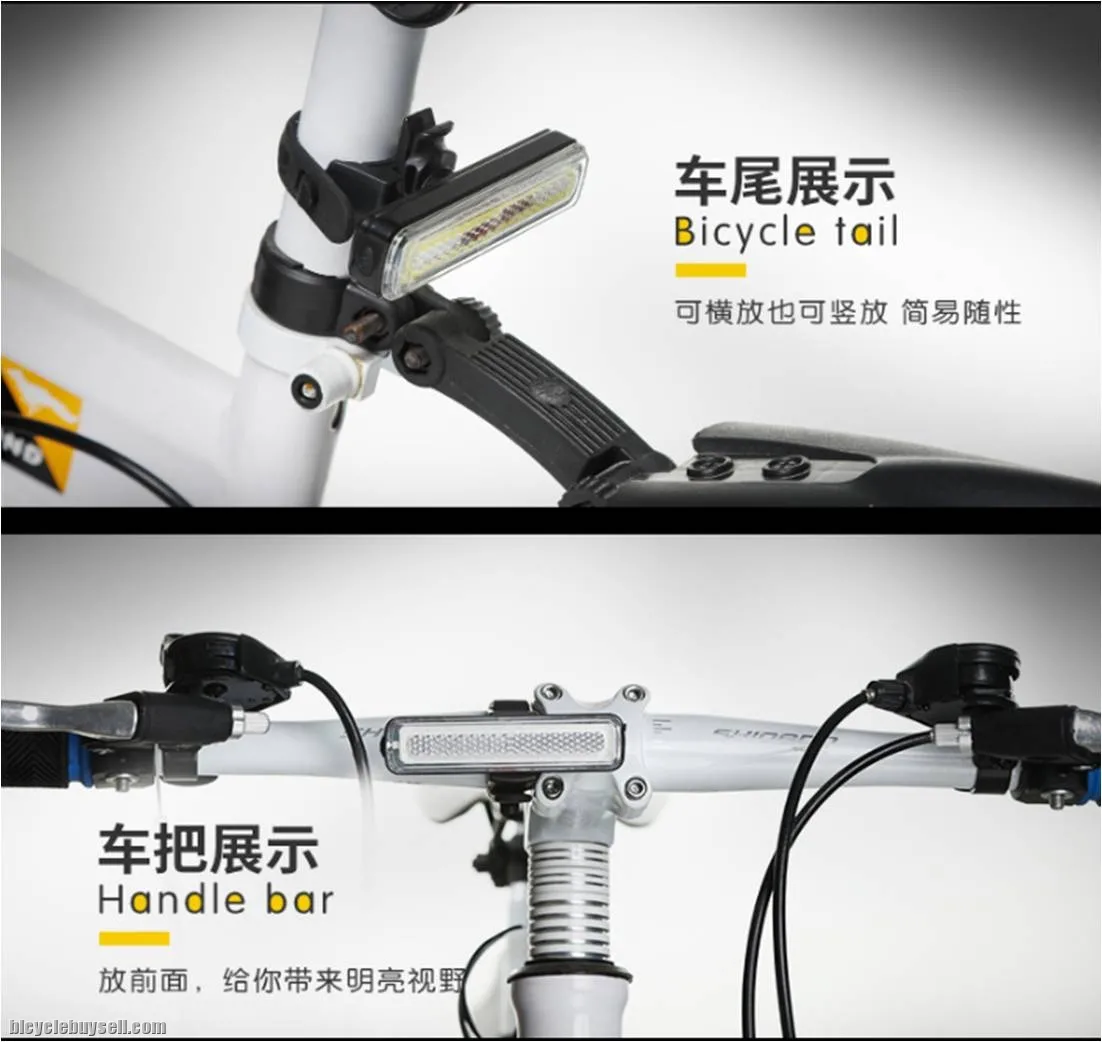 Bicycle USB Rechargeable Tail Light