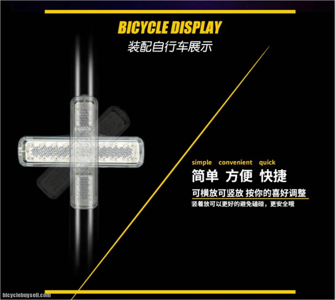 Bicycle USB Rechargeable Tail Light