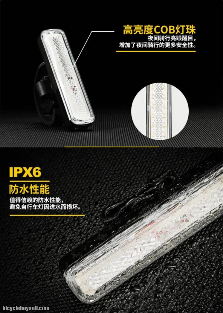 Bicycle USB Rechargeable Tail Light