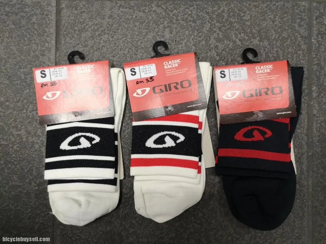 GIRO unisex racer socks S size