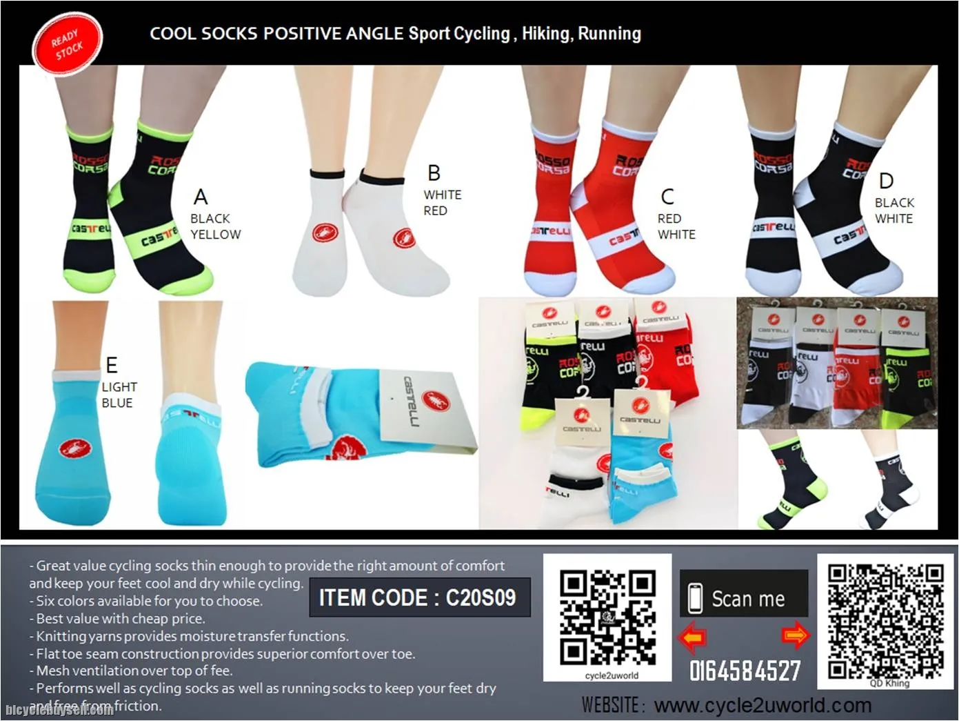 High Quality CYCLING SOCKS UNISEX SPORT SOCK CYCLING SOCK