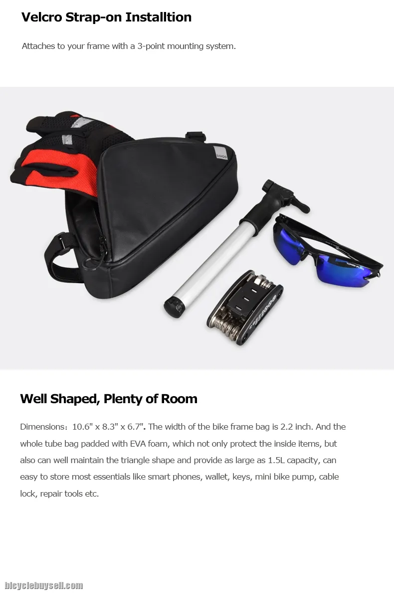 SAHOO Travel Triangle Bag Storage Pack