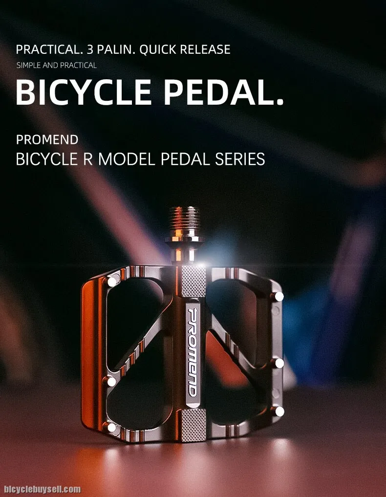 Original Promend Bike Pedal 3 Bearing MTB Style
