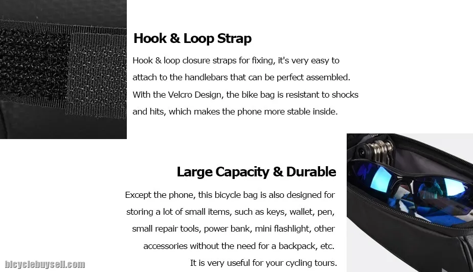 Original Sahoo Waterproof Touchscreen Top Tube bag