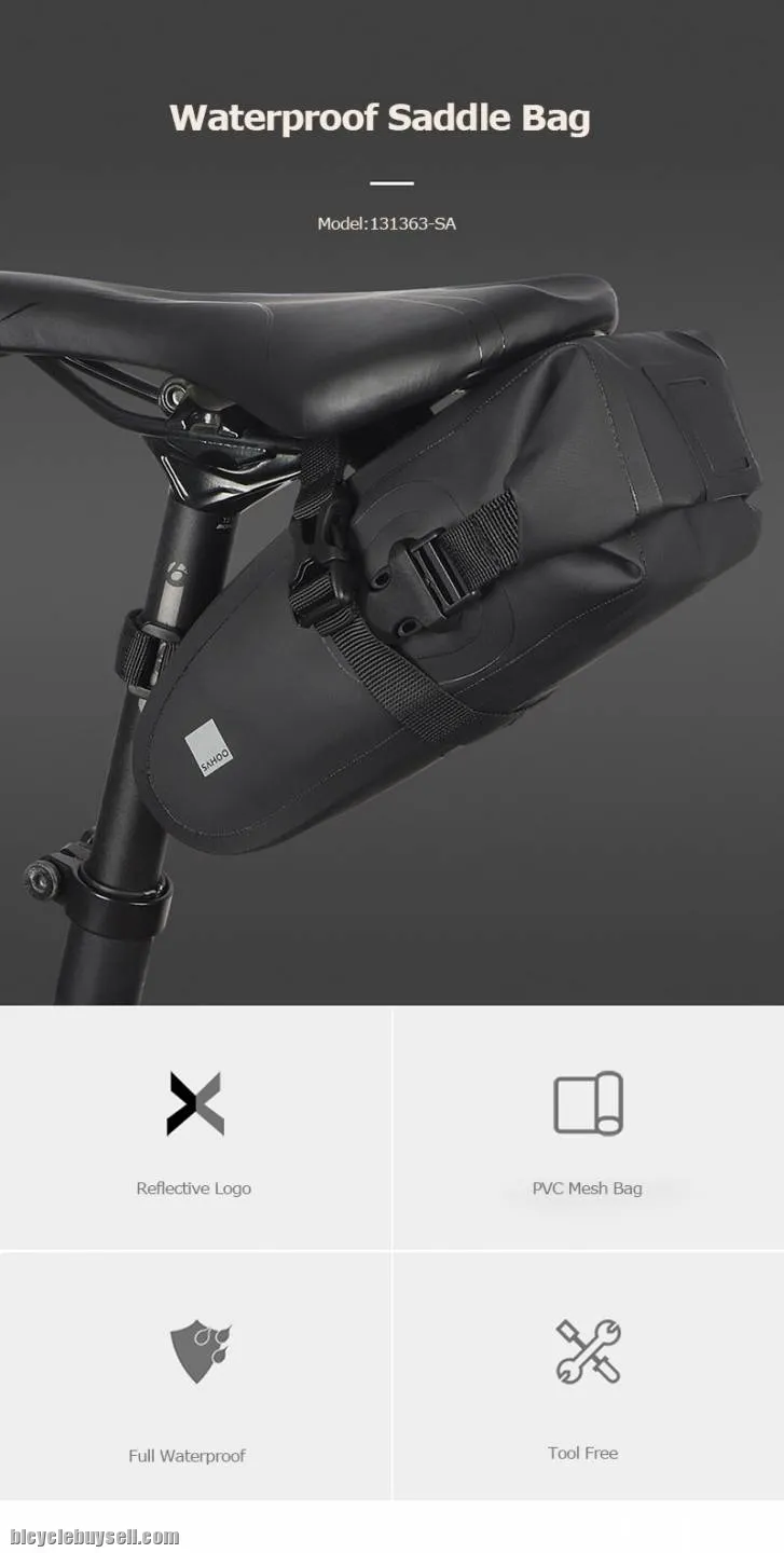 ORIGINAL SAHOO Full Waterproof Saddle Bag