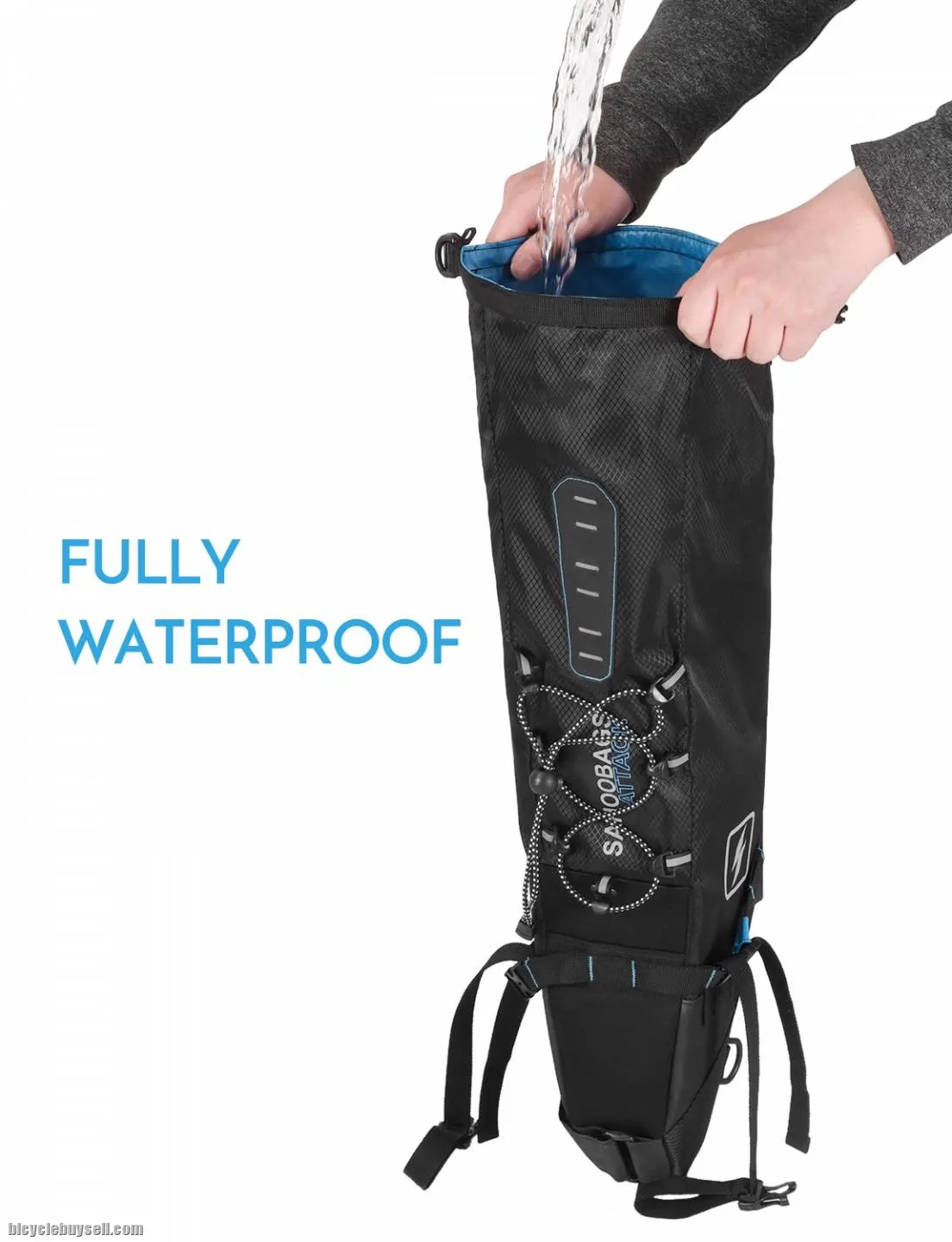 ORIGINAL SAHOO Waterproof Bike Saddle Bag 10L