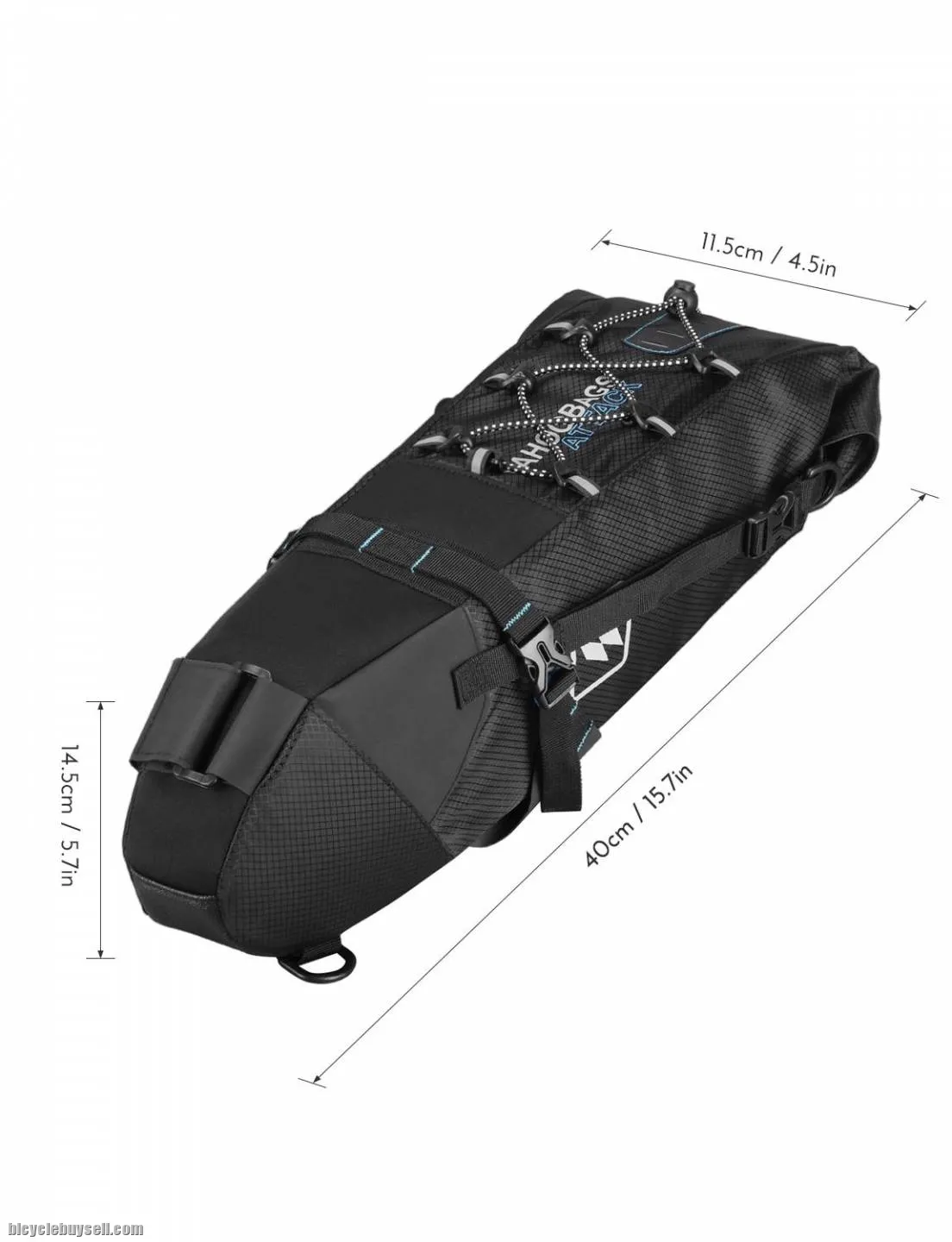 ORIGINAL SAHOO Waterproof Bike Saddle Bag 10L