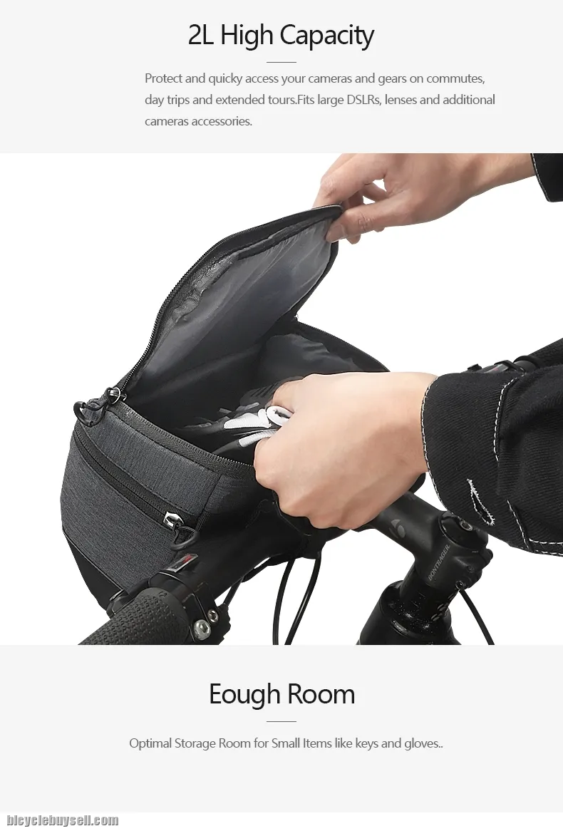 ORIGINAL SAHOO Water-resistant Touchscreen Handlebar Bag