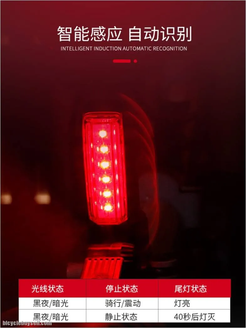 Bicycle Smart Break sensor light