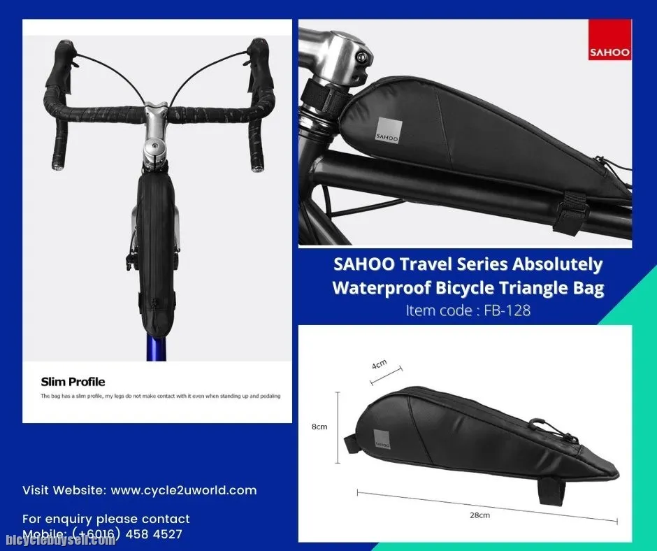 SAHOO Travel Series Absolutely Waterproof Bicycle Triangle Bag