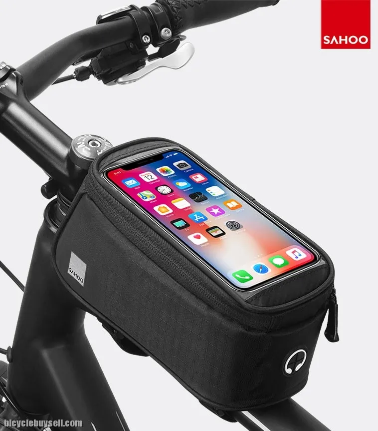 SAHOO Touchcreen Cycling Bike Bicycle Cell Mobile PhoneTop Tube Bag