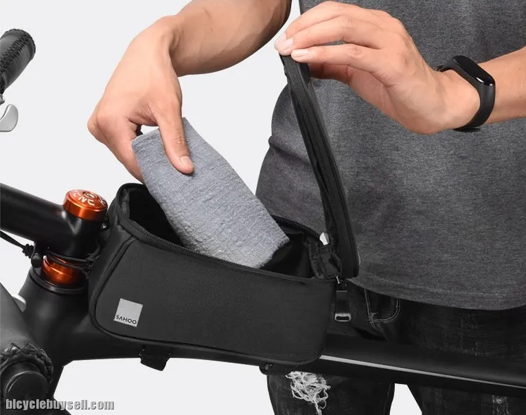 SAHOO Touchcreen Cycling Bike Bicycle Cell Mobile PhoneTop Tube Bag