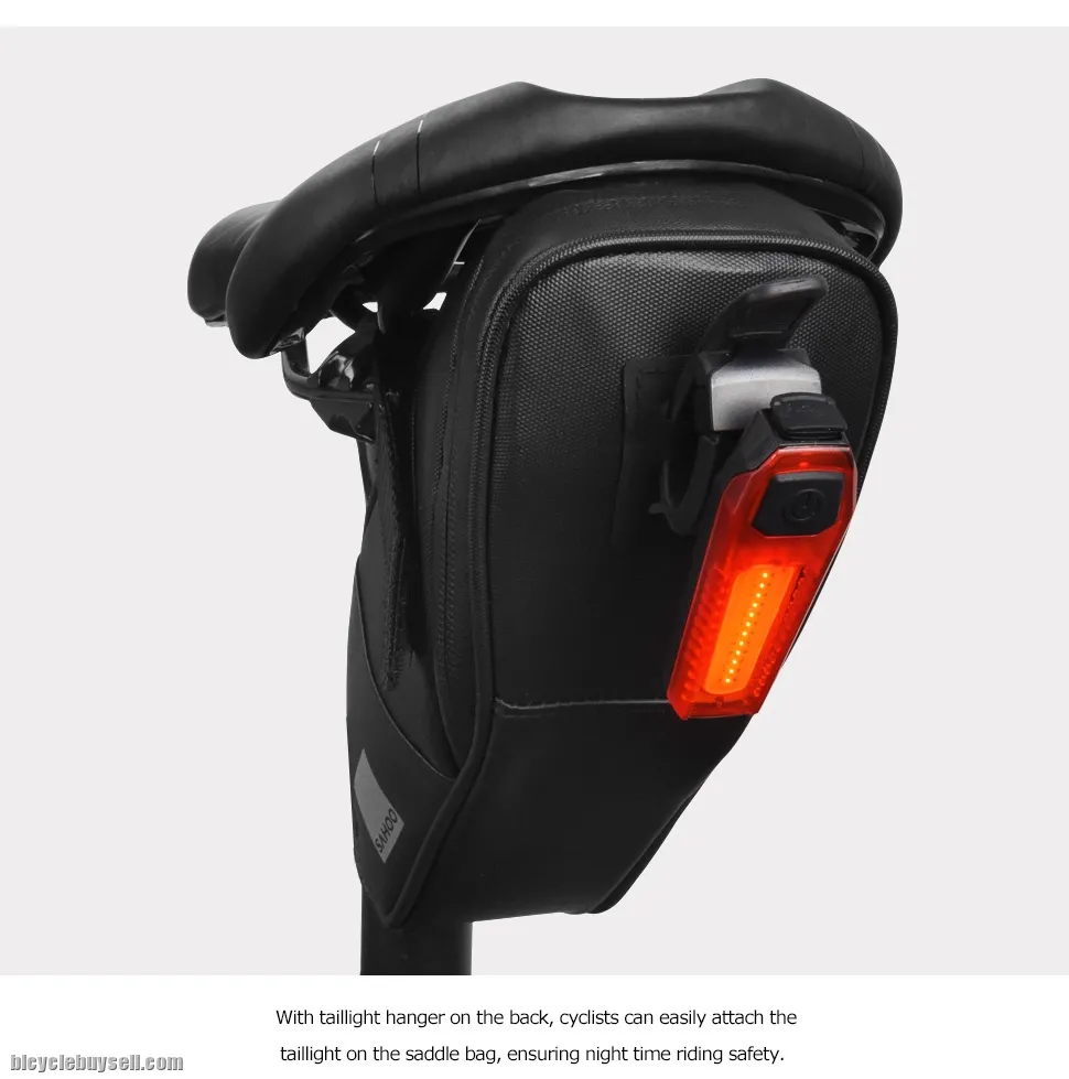 SAHOO Travel Series Absolutely Waterproof Bicycle Saddle Seat Pouch Bag