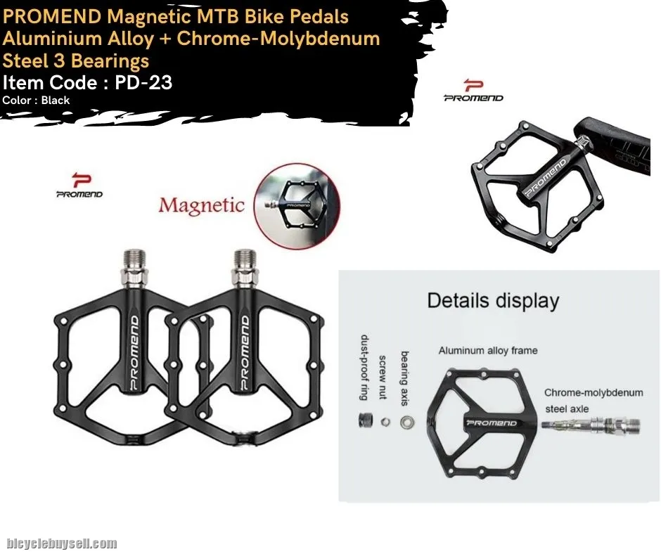 PROMEND Magnetic MTB Bike Pedals Aluminium Alloy