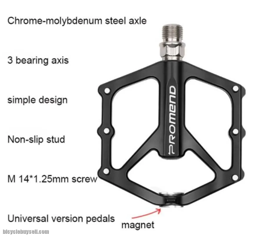 PROMEND Magnetic MTB Bike Pedals Aluminium Alloy