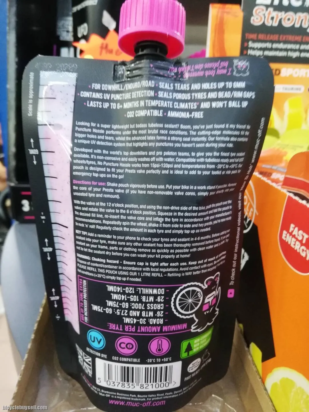 MUC-OFF NO PUNCTURE INNER TUBE SEALANT