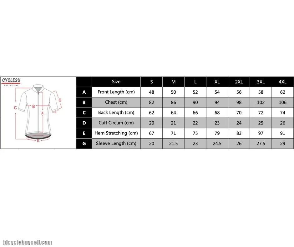 CYCLE2U Ride All Day Lady's Short Sleeve Cycling Jersey