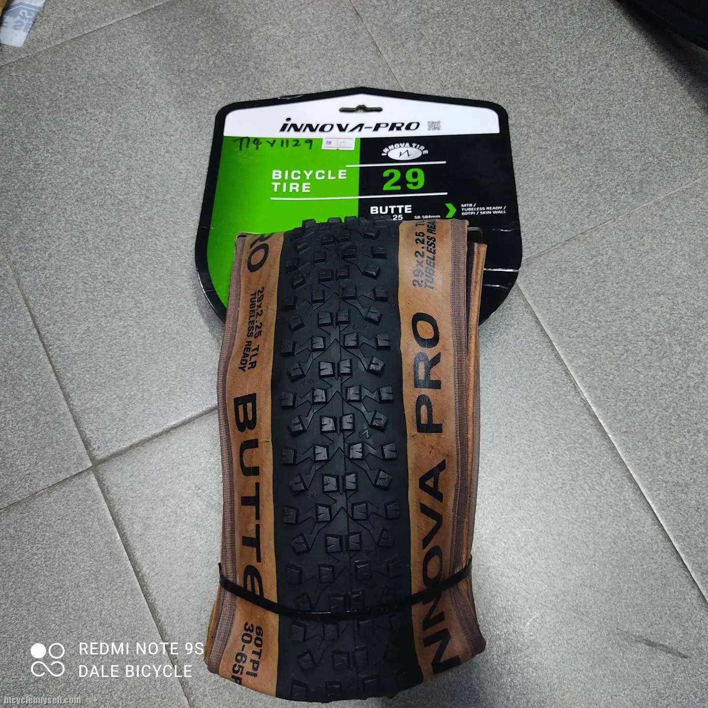 INNOVA-PRO BUTTE  29X2.25 SKIN WALL TUBELESS
